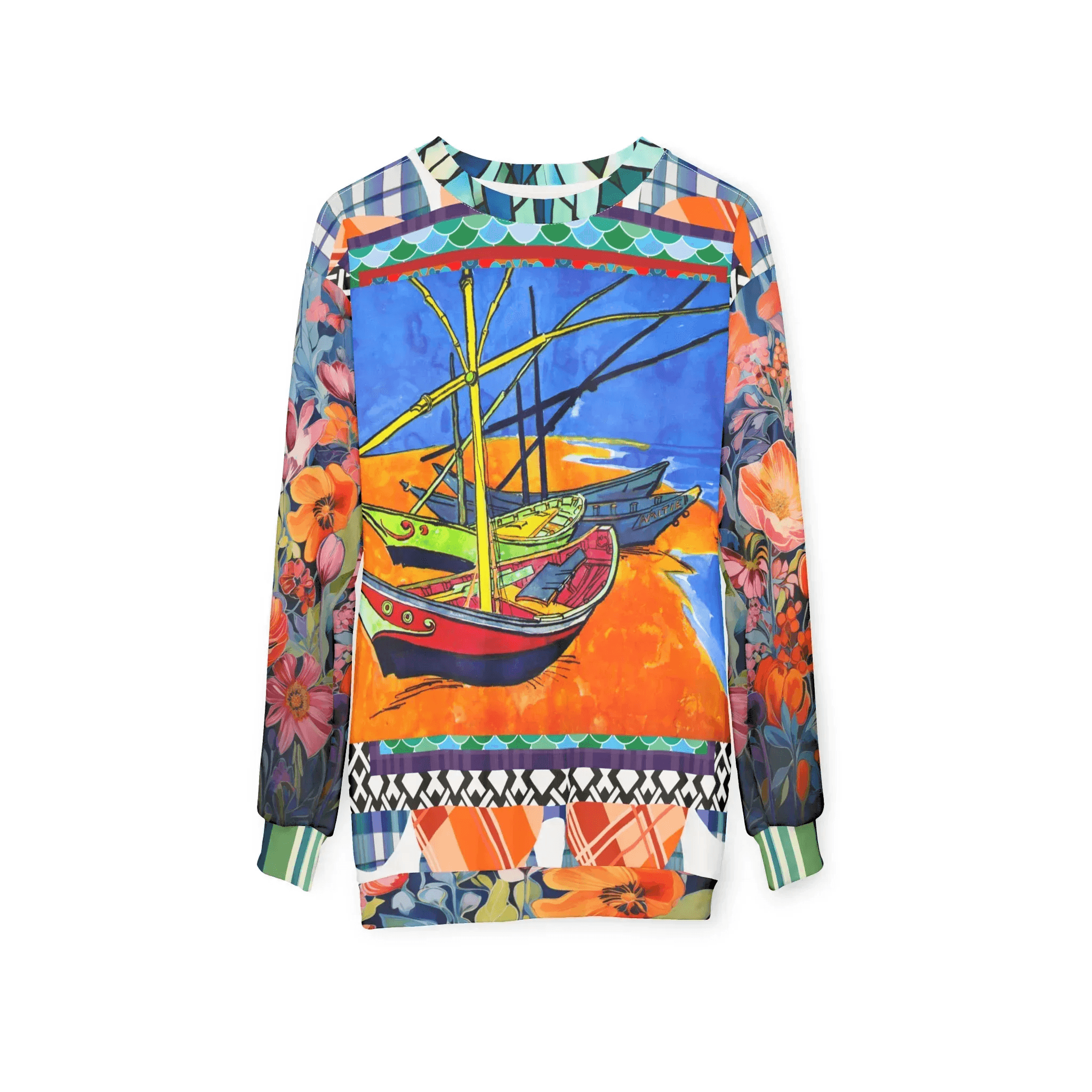 Boats of the Saint Marys - Van Gogh - Unisex Sweatshirt (Gold Label)