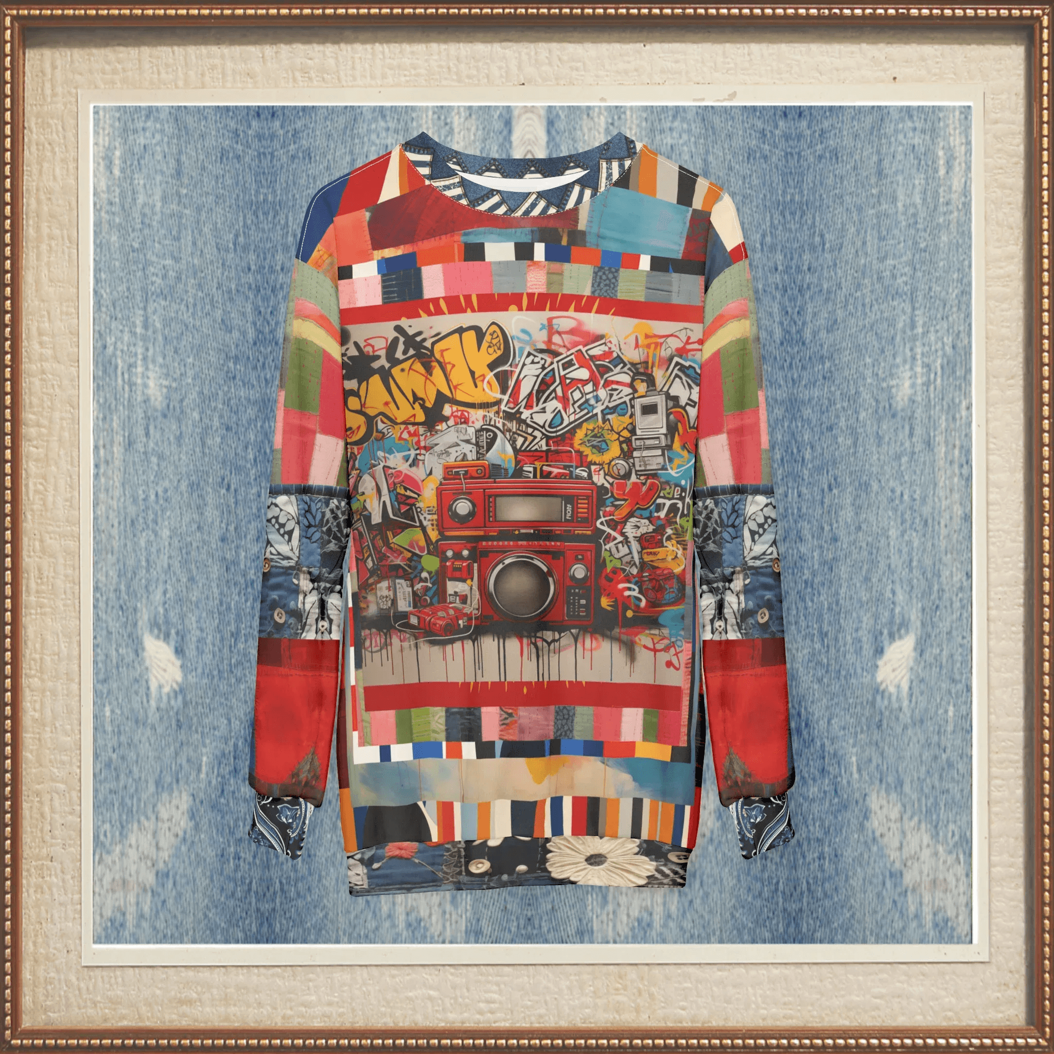 Boom Box - Music is Life Unisex Sweatshirt (Gold Label)