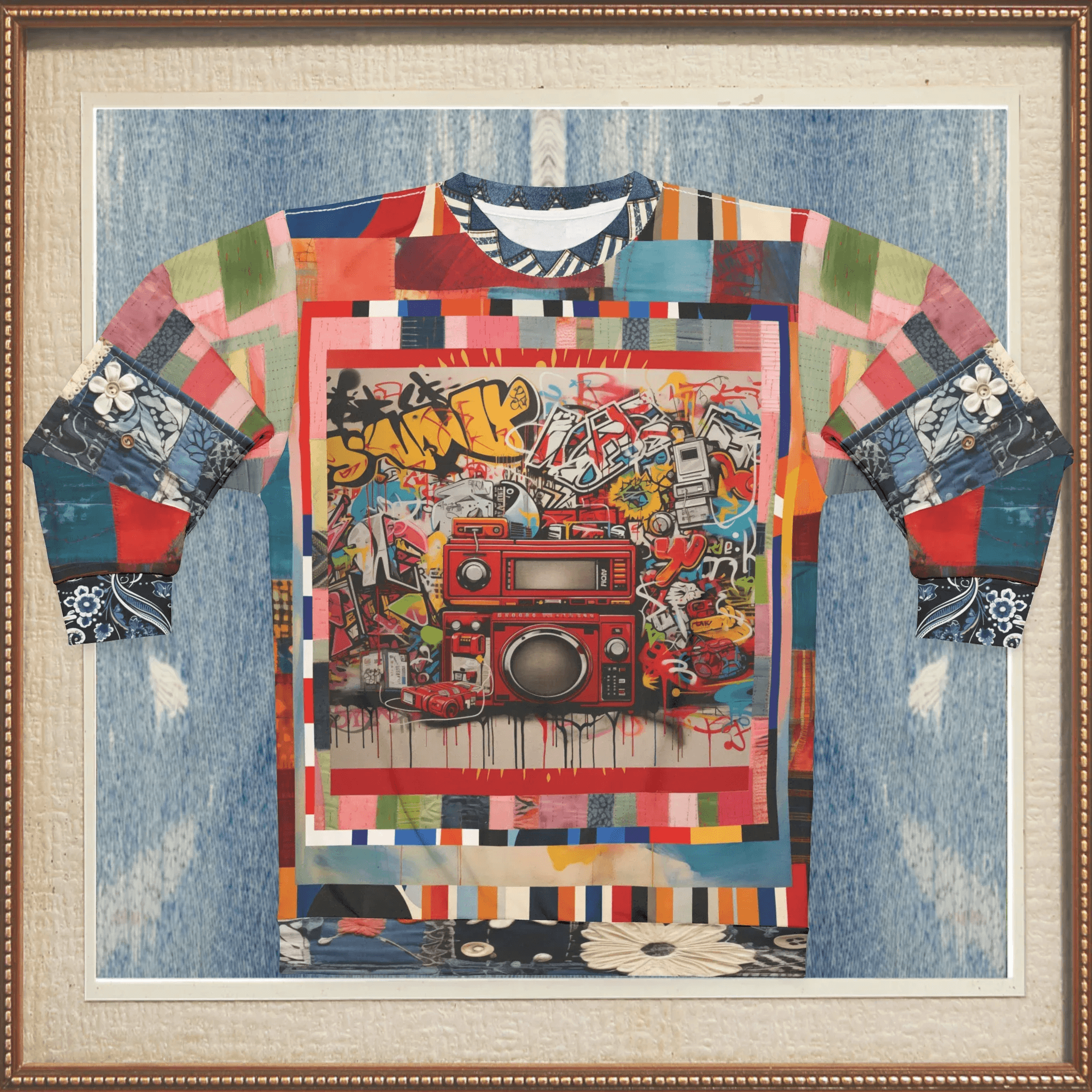 Boom Box - Music is Life Unisex Sweatshirt (Gold Label)