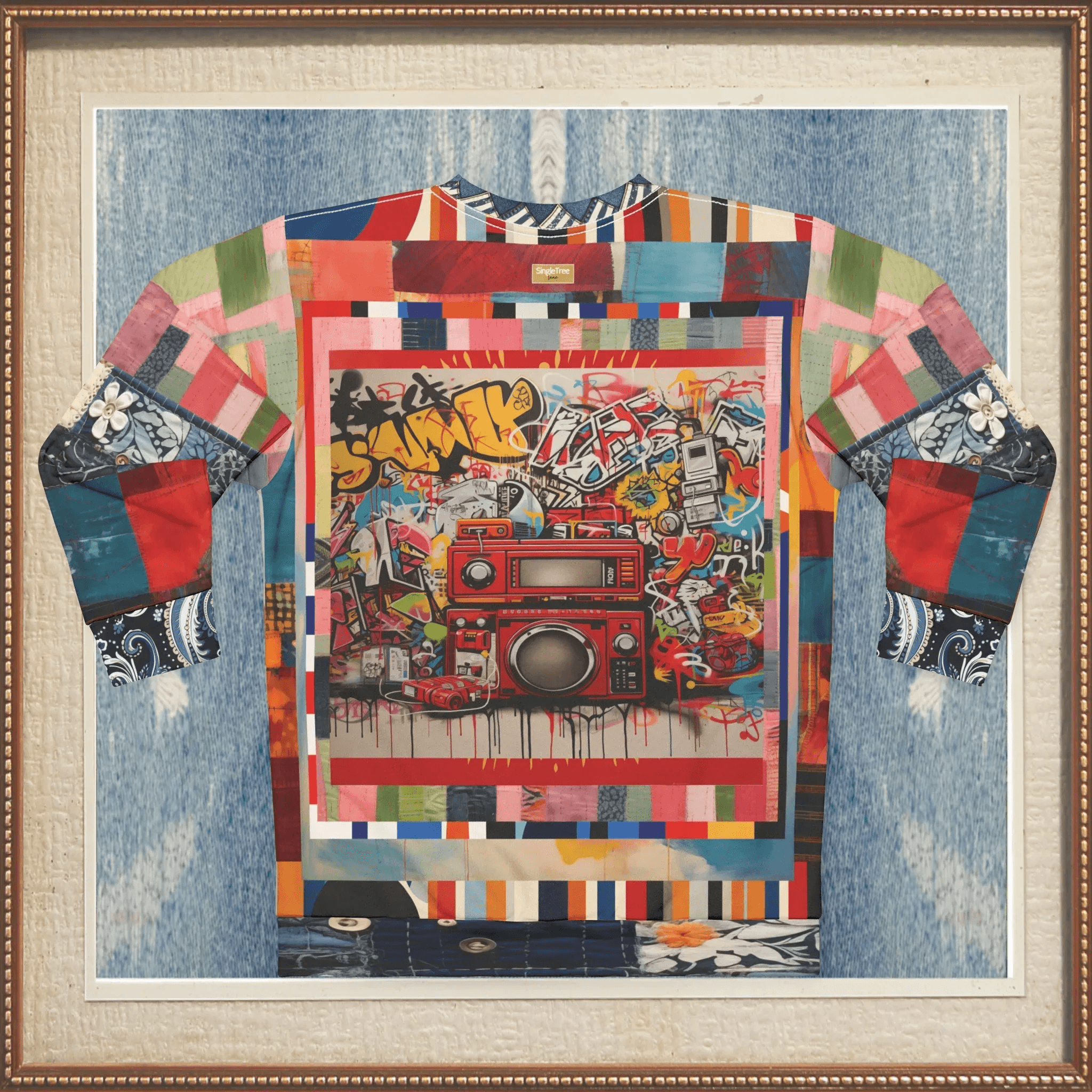 Boom Box - Music is Life Unisex Sweatshirt (Gold Label)