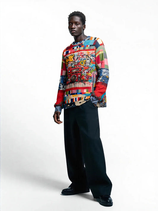 Boom Box - Music is Life Unisex Sweatshirt (Gold Label)