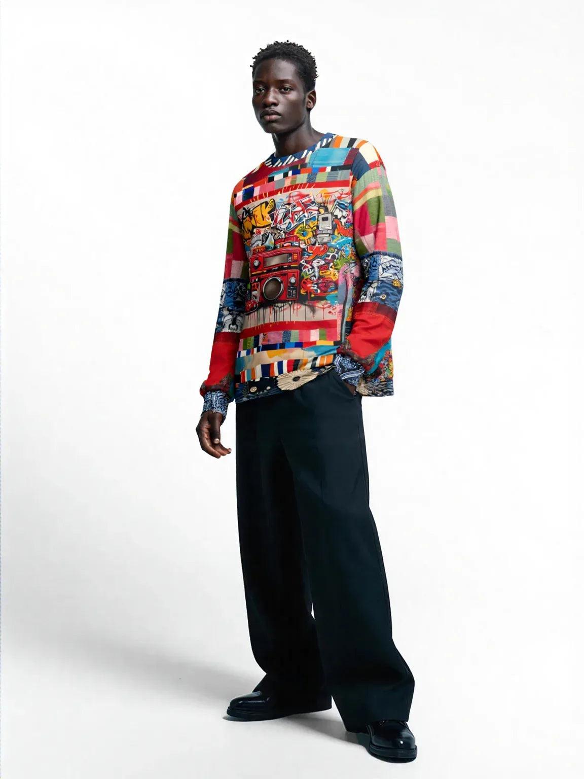 Boom Box - Music is Life Unisex Sweatshirt (Gold Label)