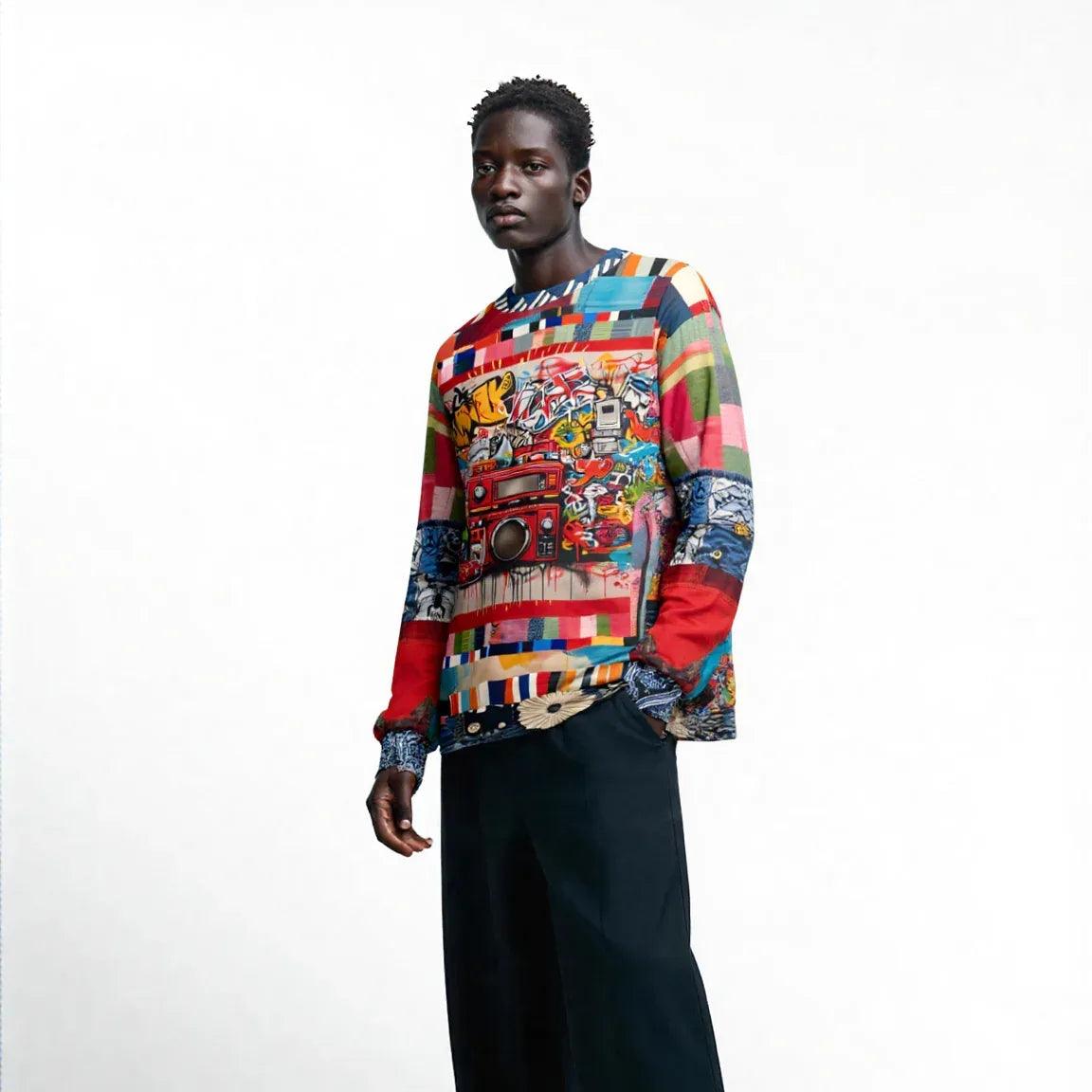 Boom Box - Music is Life Unisex Sweatshirt (Gold Label)