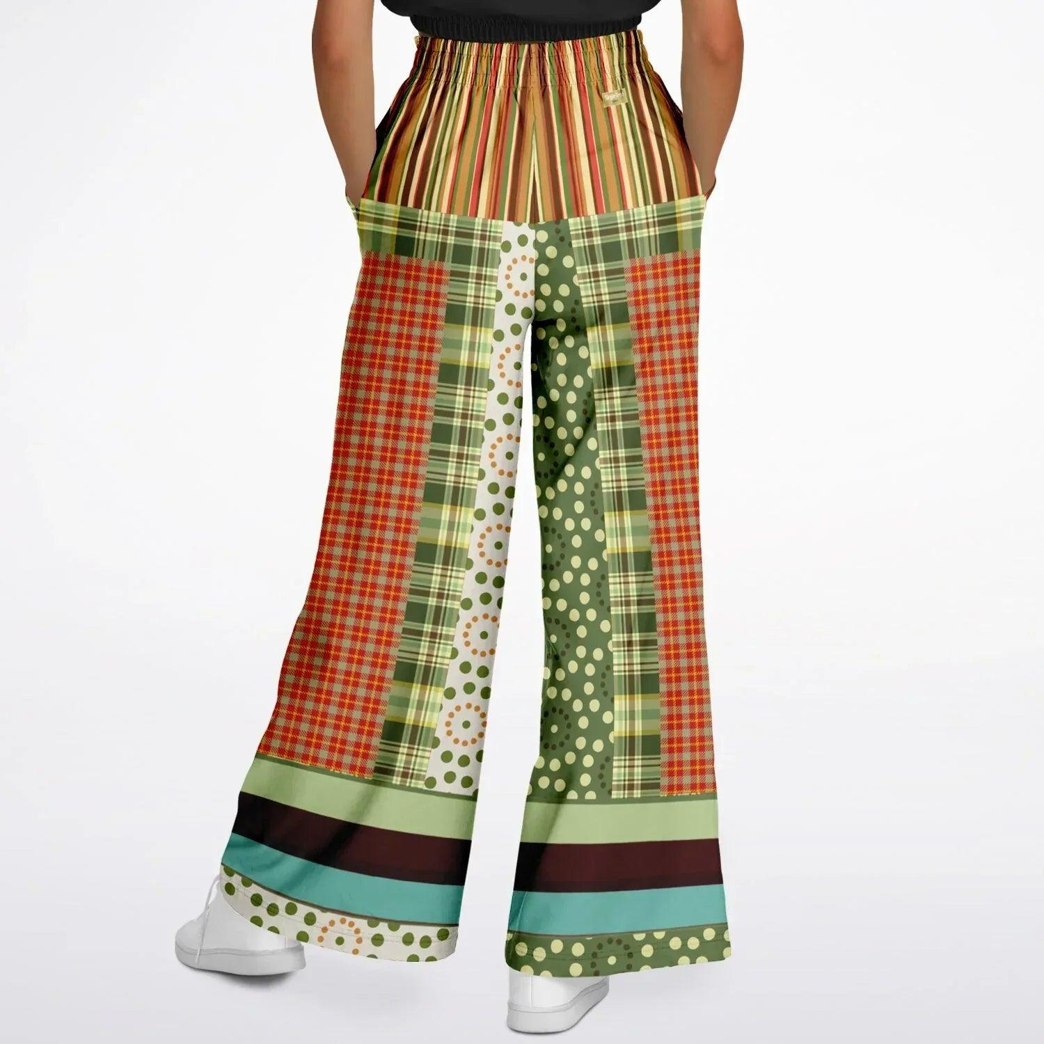 Brook with Aloes in Patchwork - Matisse - Eco-Poly Wide Leg Pants