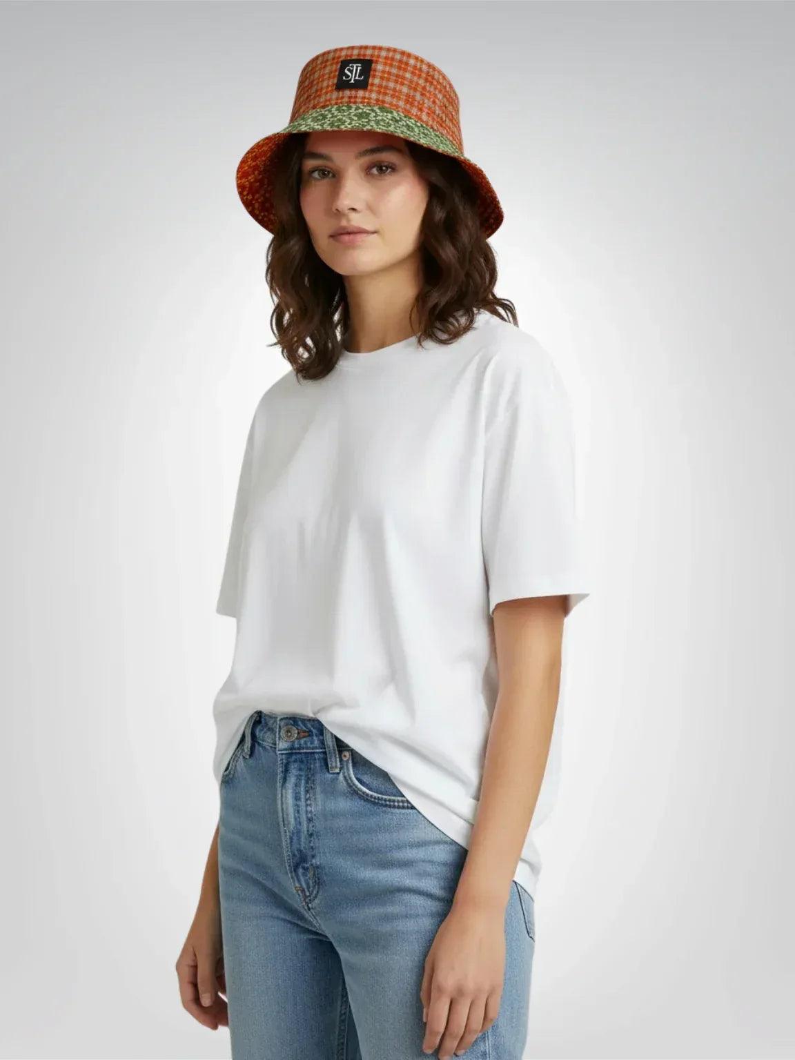 Brook with Aloes in Red Circles - Matisse - Reversible Bucket Hat