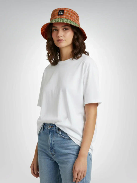 Brook with Aloes in Red Circles - Matisse - Reversible Bucket Hat