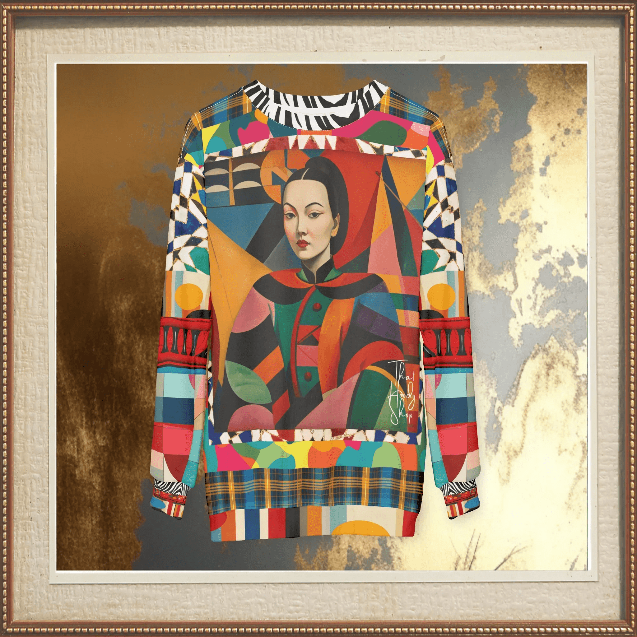 Call Me Comandante Asian Art Unisex Sweatshirt (Gold Label)