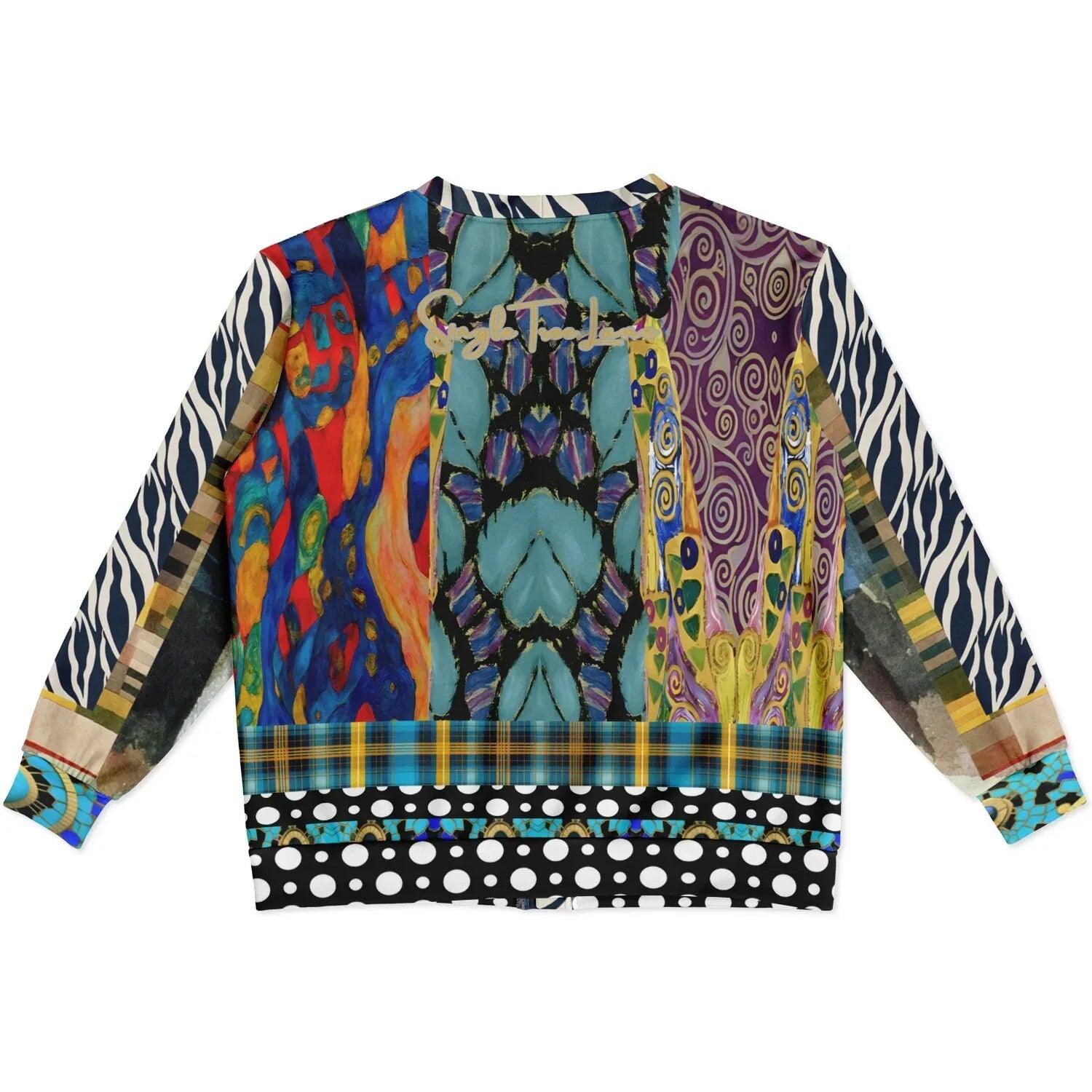Call Me Fritza - Klimt - Art Deco Print Heavyweight Unisex Cardigan