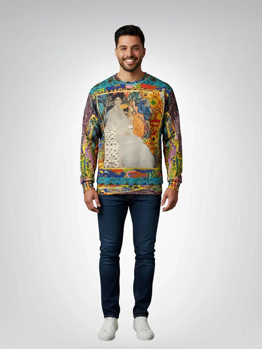 Call Me Fritza - Klimt - Art Deco Print Unisex Sweatshirt (Gold Label)