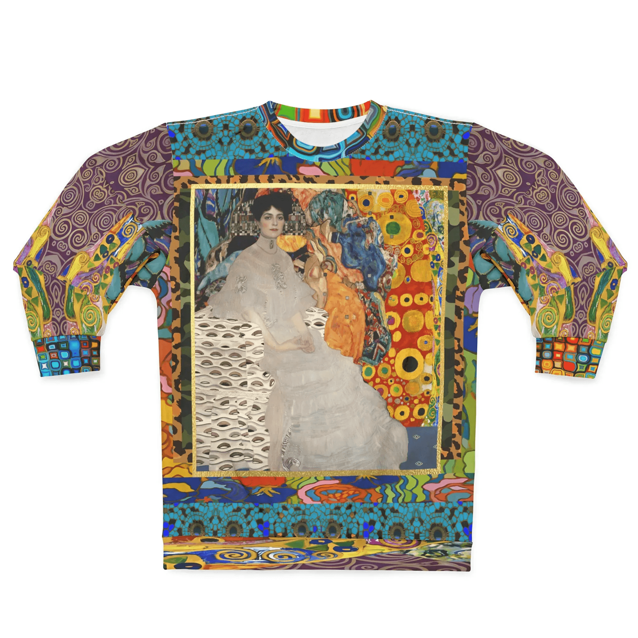 Call Me Fritza - Klimt - Art Deco Print Unisex Sweatshirt (Gold Label)