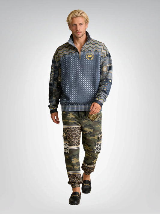 Camouflaged in the Jungle Eco-Poly Cargo Joggers