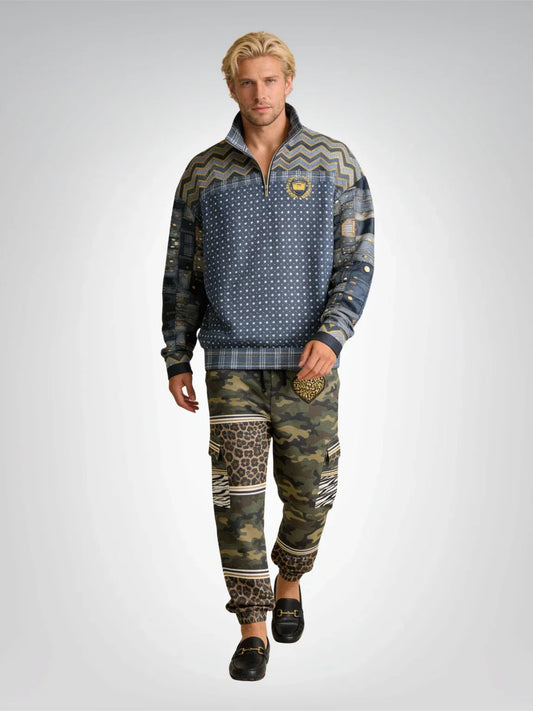 Camouflaged in the Jungle Eco-Poly Cargo Joggers