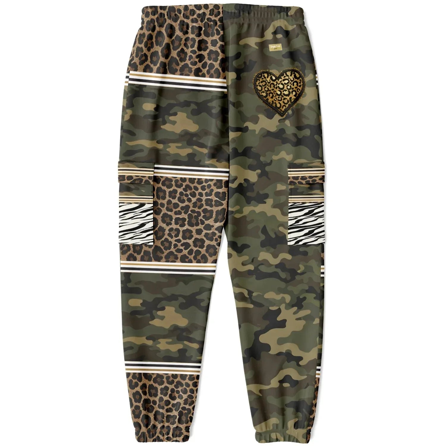 Camouflaged in the Jungle Eco-Poly Cargo Joggers