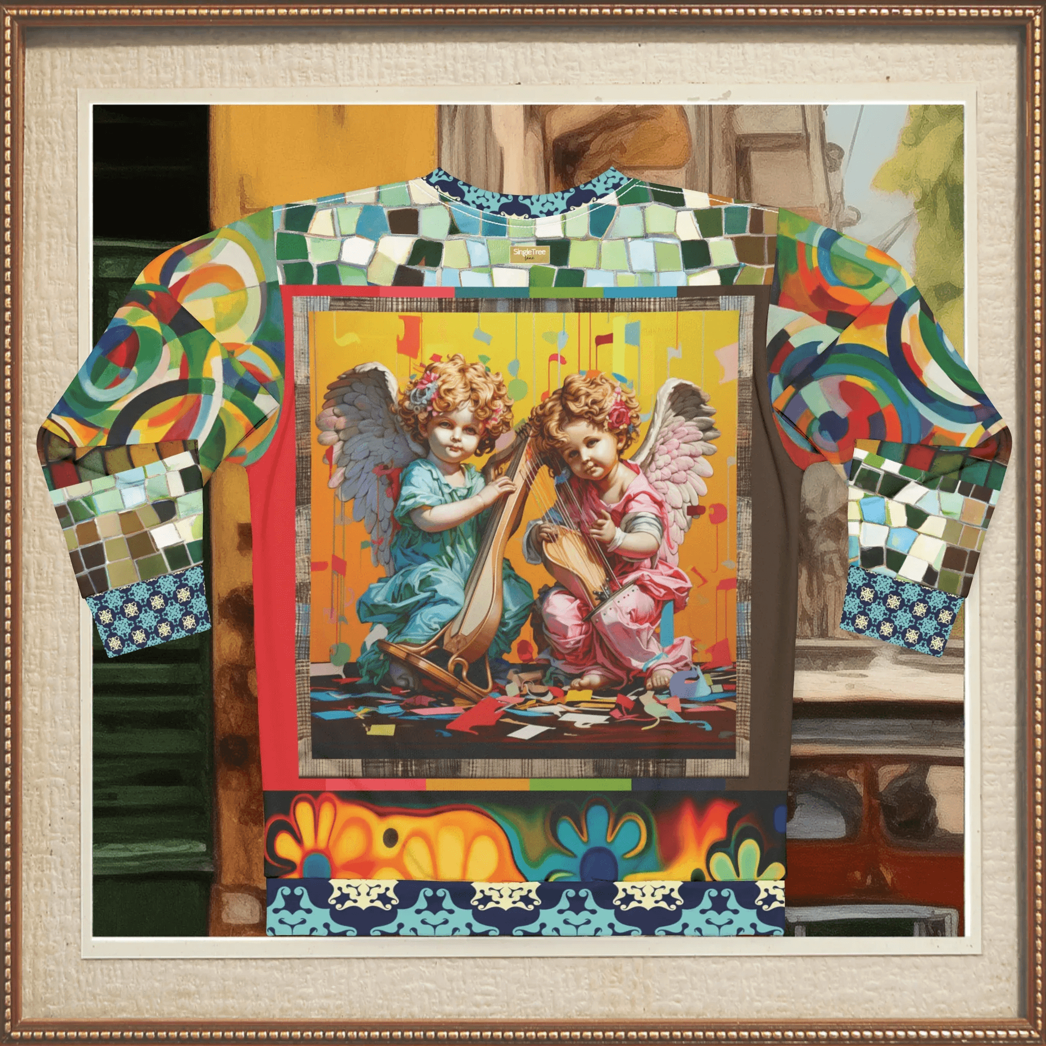 Cherubs in Joyous Play Unisex Sweatshirt (Gold Label)