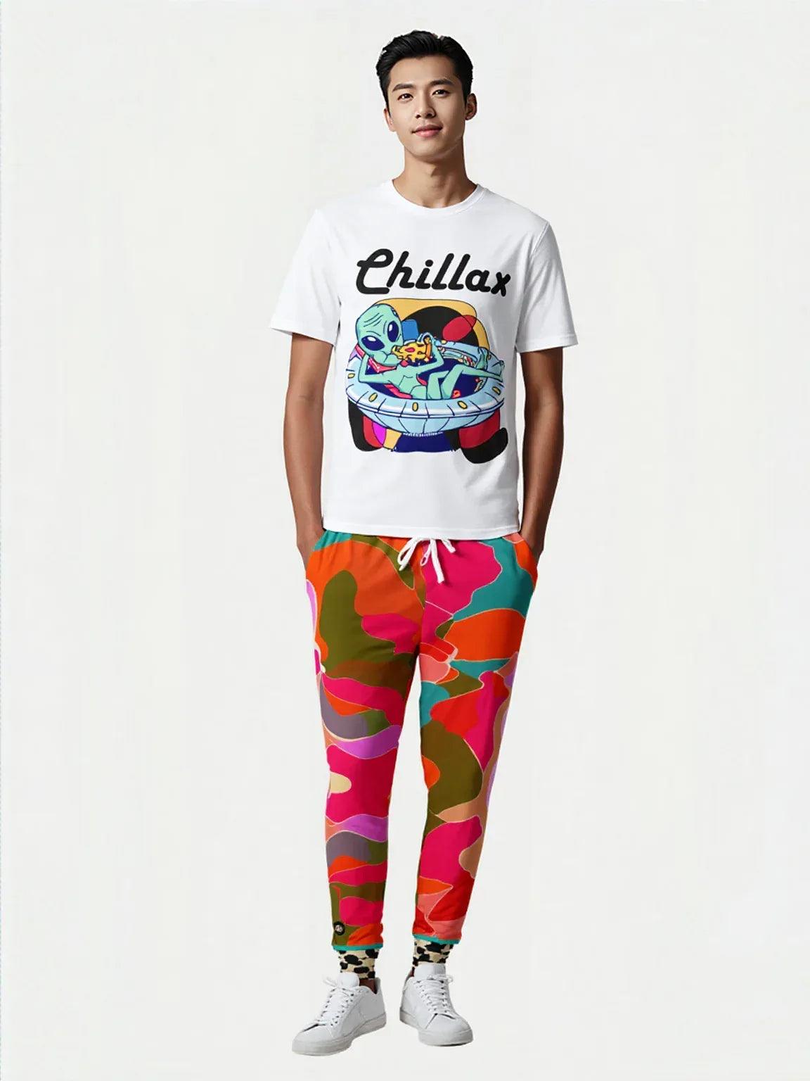 Scottsdale Orange Camo Eco-Poly Unisex Joggers