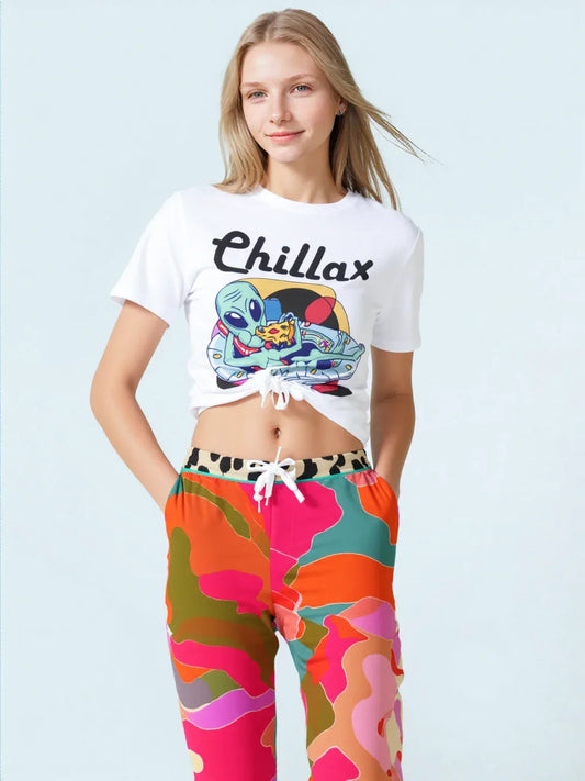 Scottsdale Orange Camo Eco-Poly Unisex Joggers