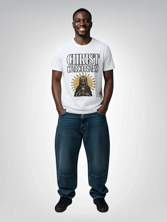Christ Consciousness - Black Baby Jesus Short Sleeve Unisex Tee