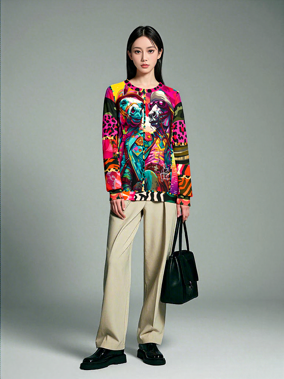 Clifford & Sam Intergalactic Horse Cowboys Unisex Sweatshirt (Gold Label)