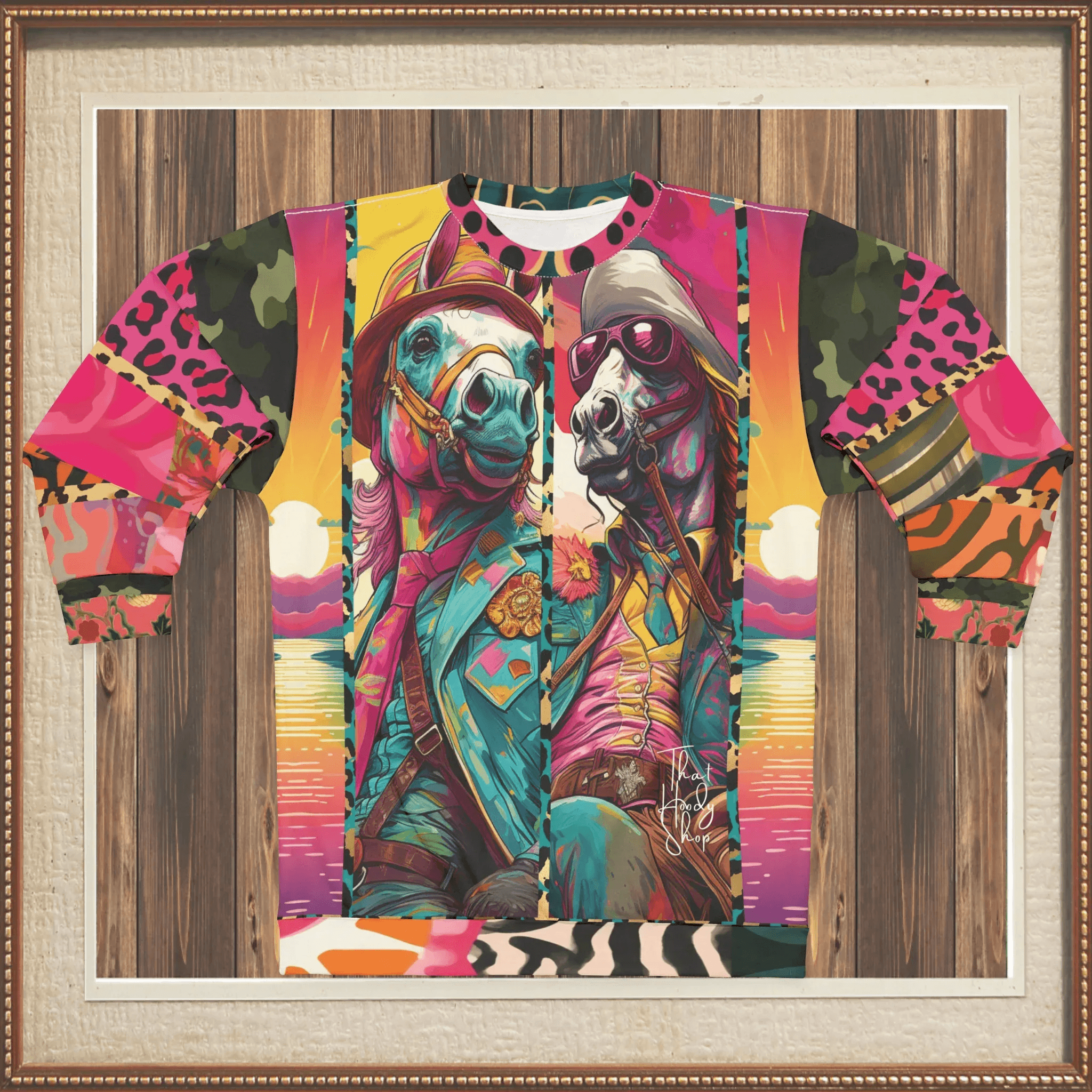 Clifford & Sam Intergalactic Horse Cowboys Unisex Sweatshirt (Gold Label)
