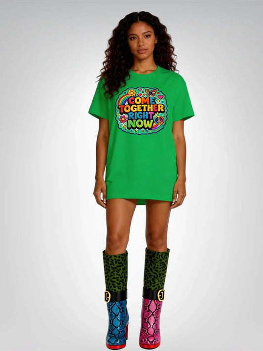 Come Together Right Now Heavyweight Unisex Tee