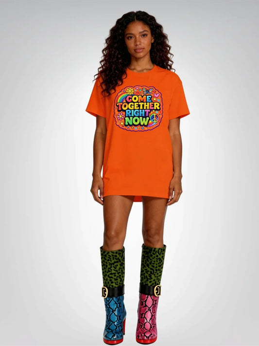 Come Together Right Now Heavyweight Unisex Tee