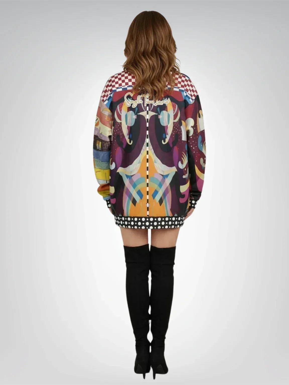 Composition in Nines - Kandinsky - Heavyweight Unisex Cardigan