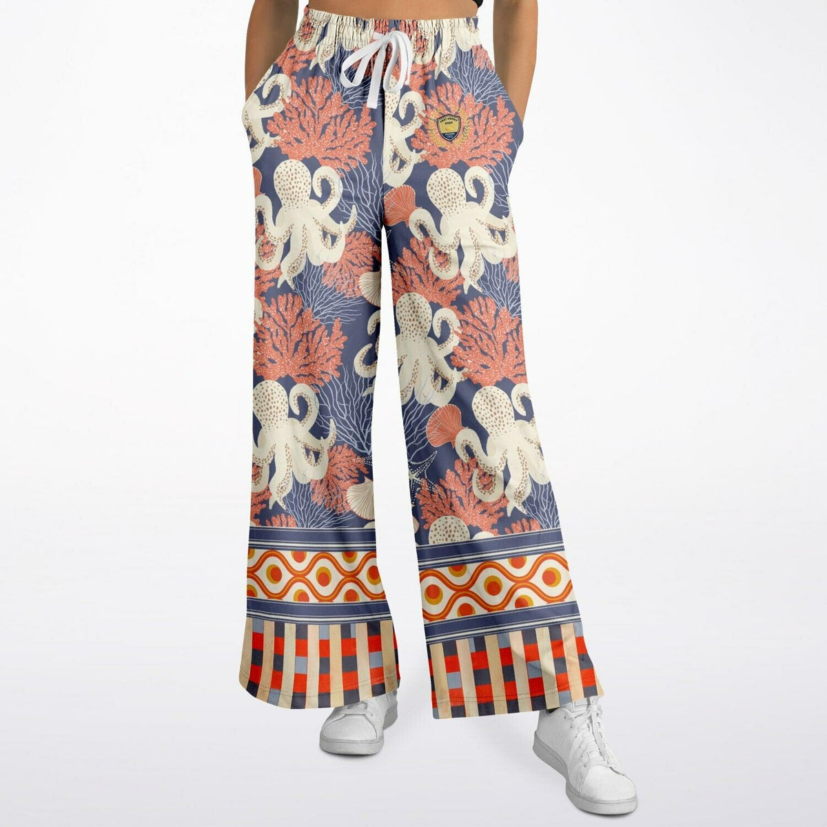 Coral Reef Secret Society Eco-Poly Wide Leg Pants