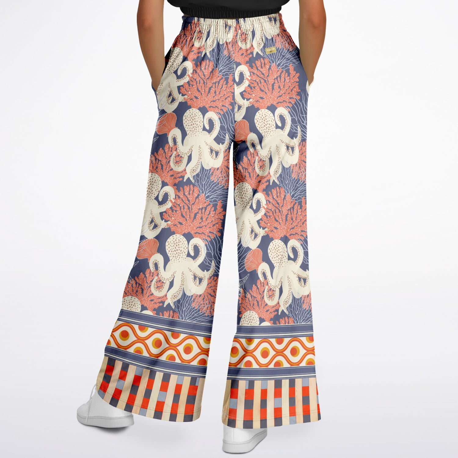 Coral Reef Secret Society Eco-Poly Wide Leg Pants
