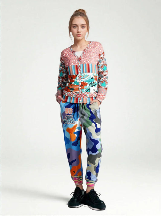 Life is a Circus Camo Duo Zebra Eco-Poly Unisex Joggers