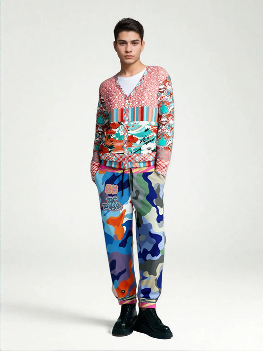 Life is a Circus Camo Duo Zebra Eco-Poly Unisex Joggers