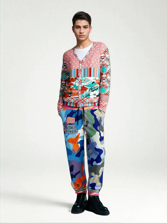 Life is a Circus Camo Duo Zebra Eco-Poly Unisex Joggers