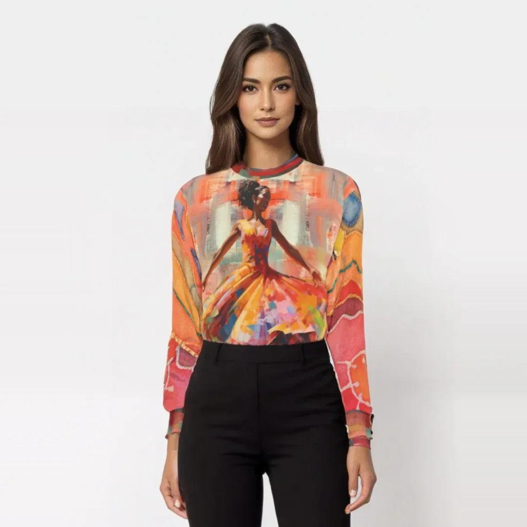Dancing Through Harlem Pastel Colorblock Unisex Sweatshirt (Gold Label)