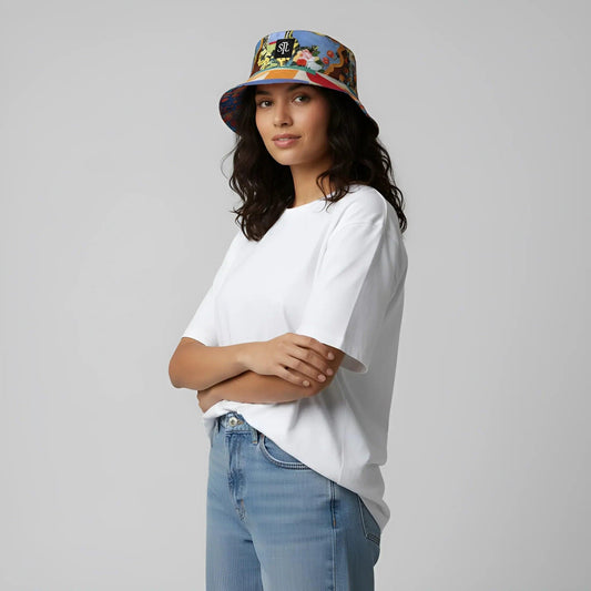 Decorative Figure in Ornamental - Matisse - Reversible Bucket Hat