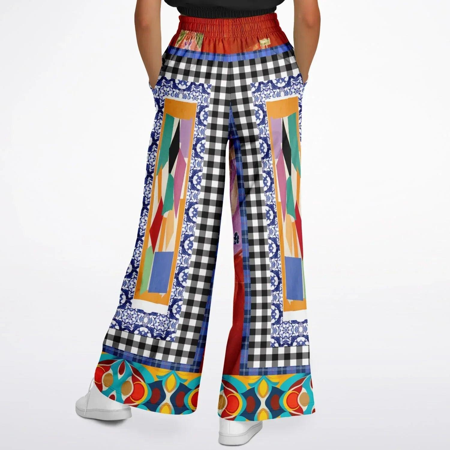 Decorative Figure in Ornamental Tavira - Matisse - Eco-Poly Wide Leg Pants