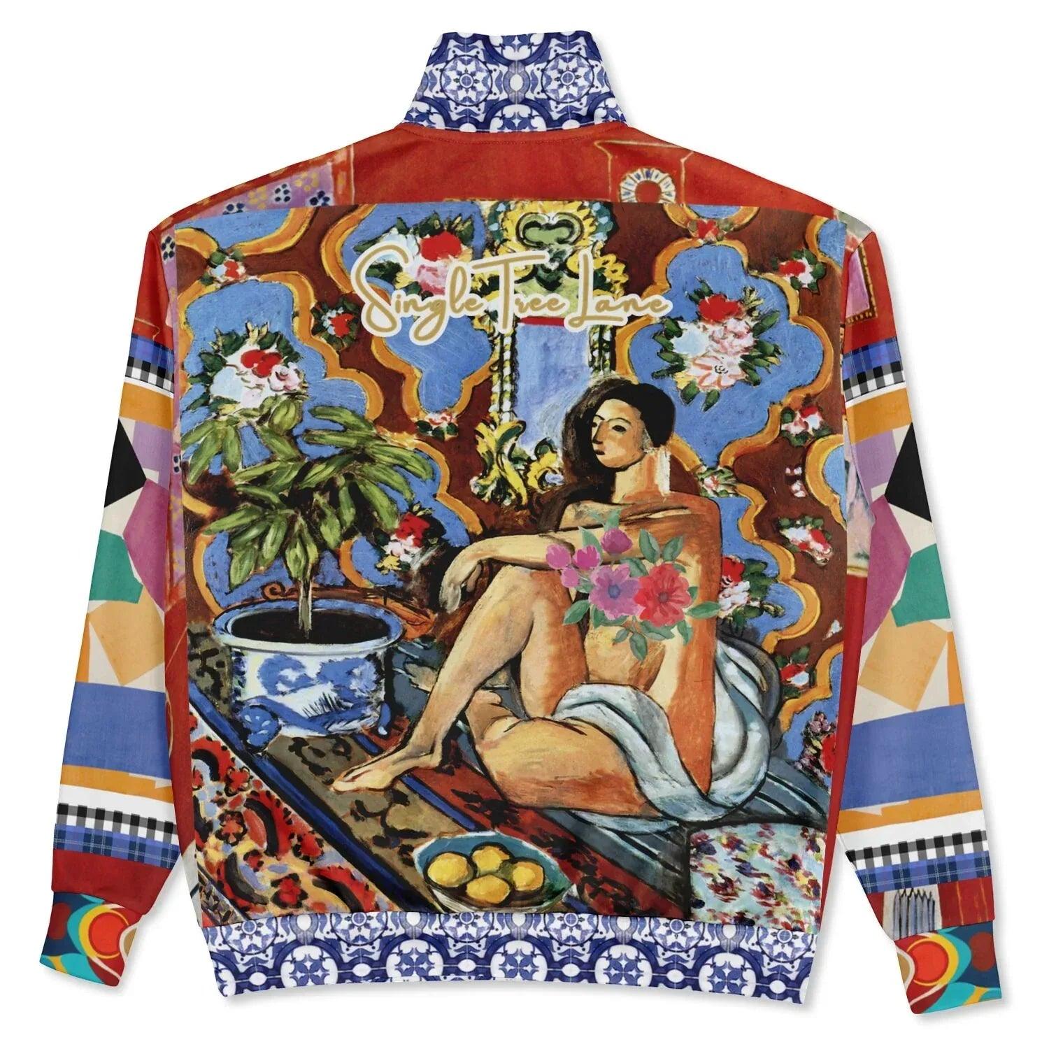 Decorative Figure on Ornamental - Matisse - Heavyweight Oversized Quarter Zip Sweatshirt