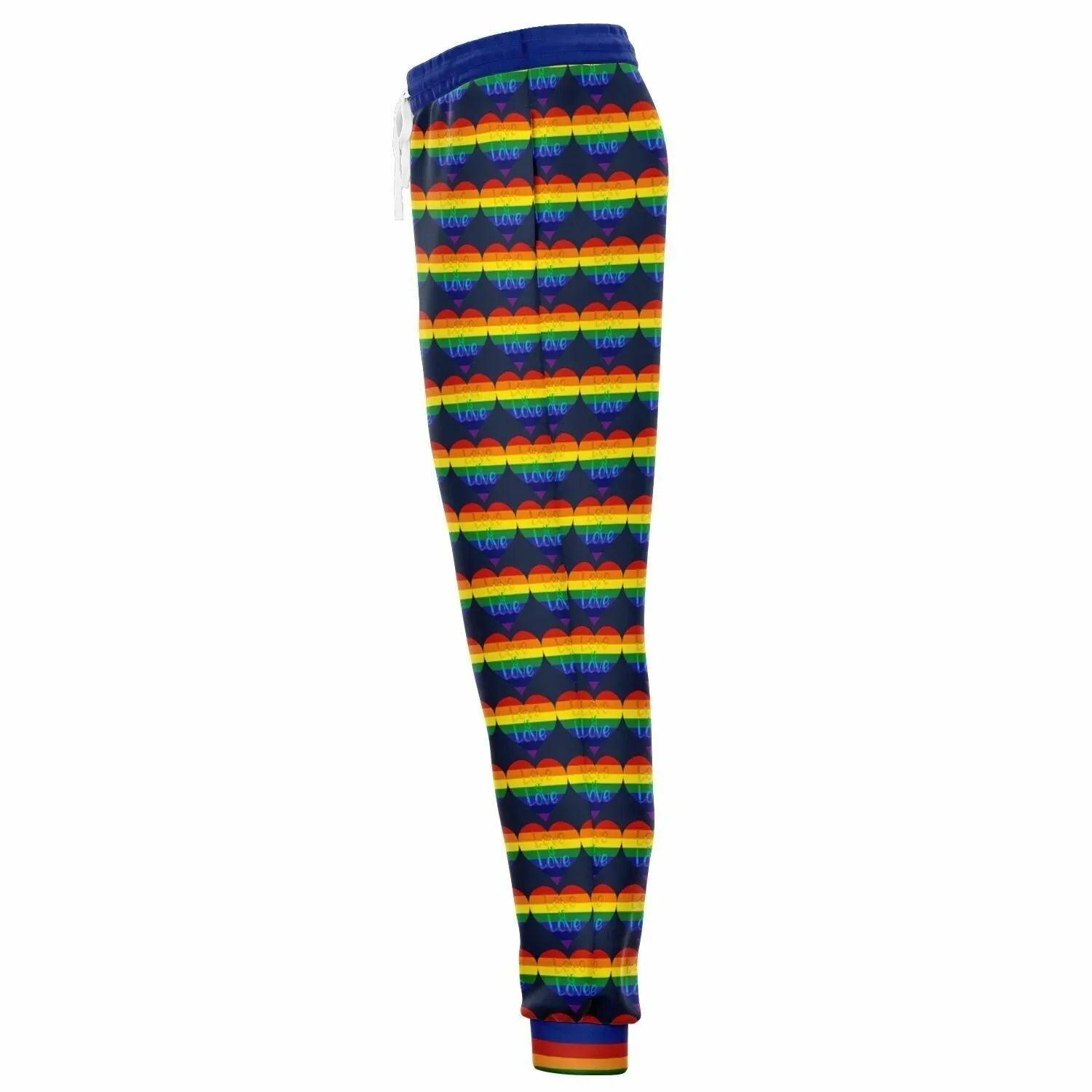 Love is Love in Sailor Navy Eco-Poly Unisex Joggers