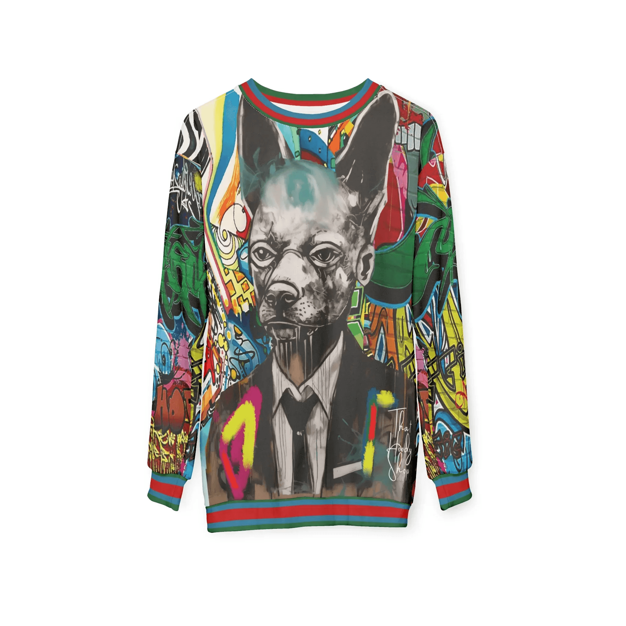 Dog Man Prophecies Graffiti Art Unisex Sweatshirt (Gold Label)