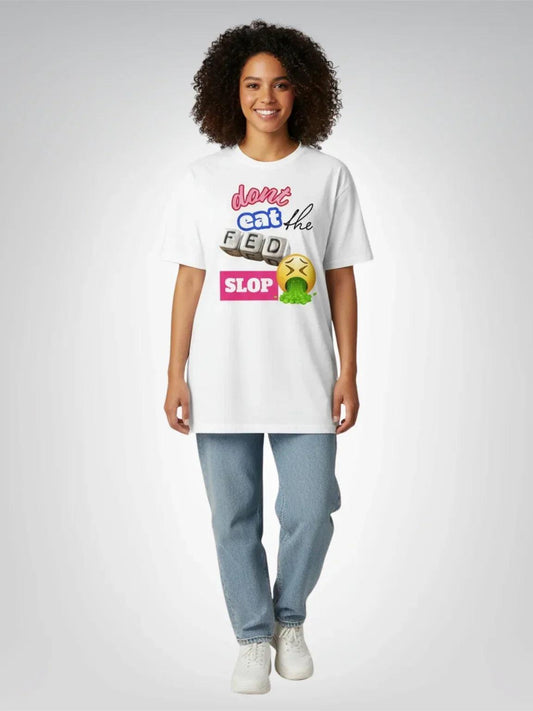Don't Eat the Fed SLOP Heavyweight Unisex Tee