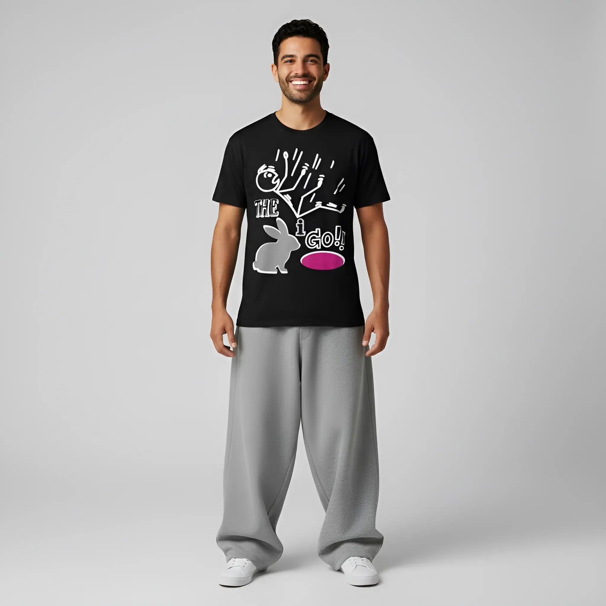 Down the Rabbit Hole I Go!!!! Unisex Garment-Dyed T-shirt