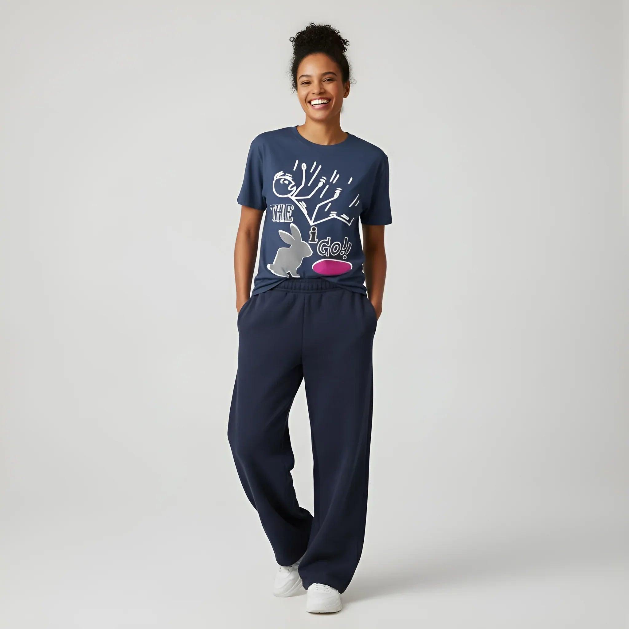 Down the Rabbit Hole I Go!!!! Unisex Garment-Dyed T-shirt