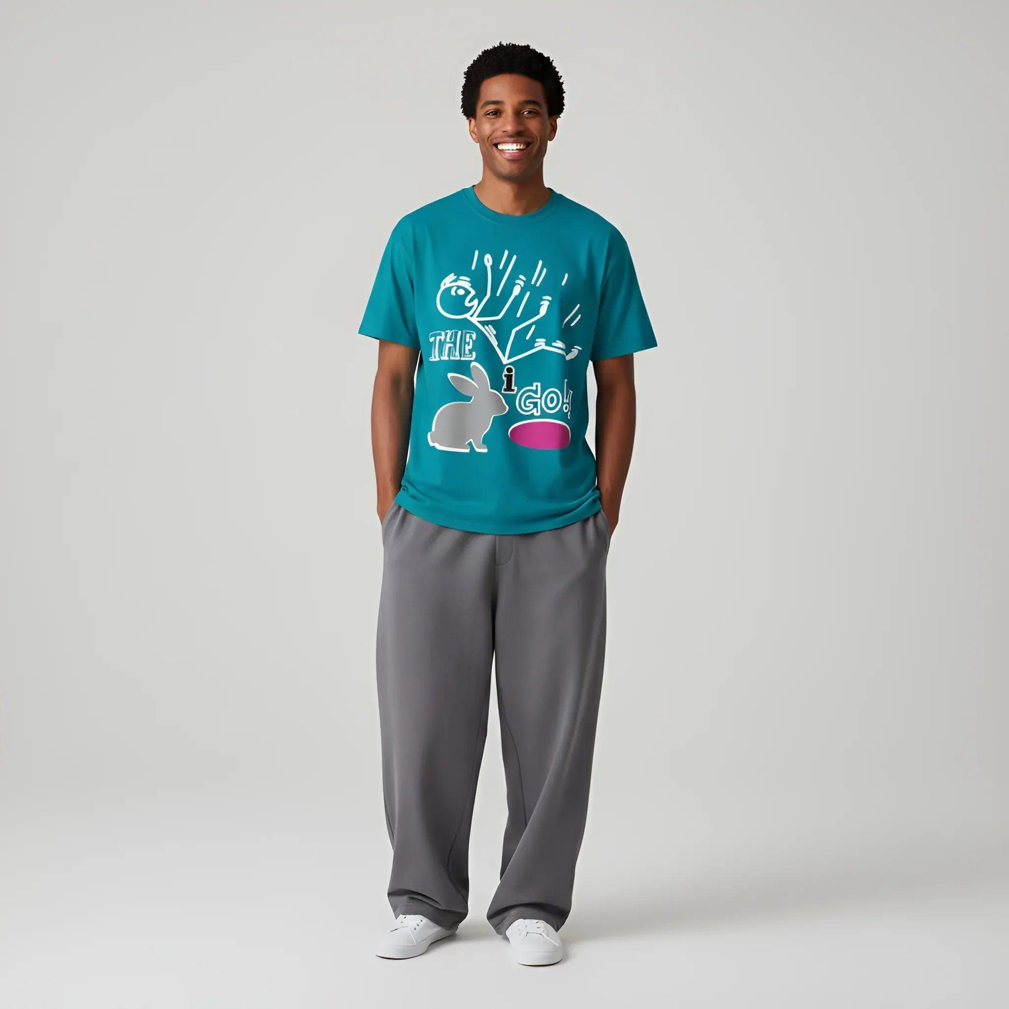 Down the Rabbit Hole I Go!!!! Unisex Garment-Dyed T-shirt