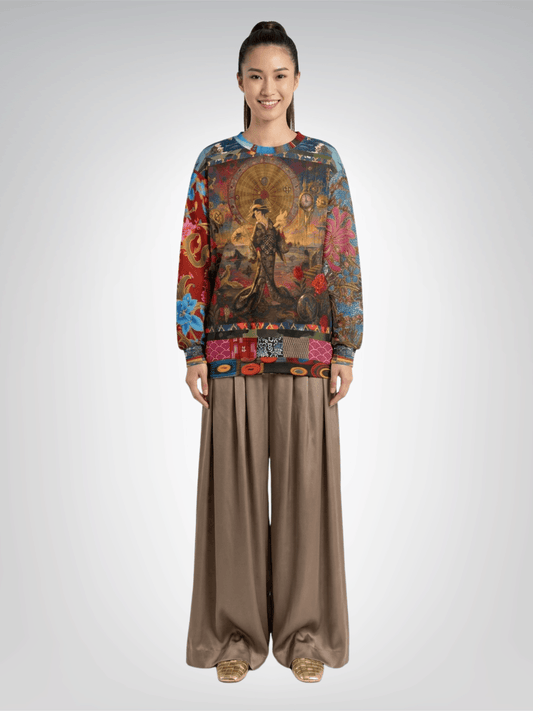 Duality of Spirit- Goddess of the Underworld Unisex Sweatshirt (Gold Label)