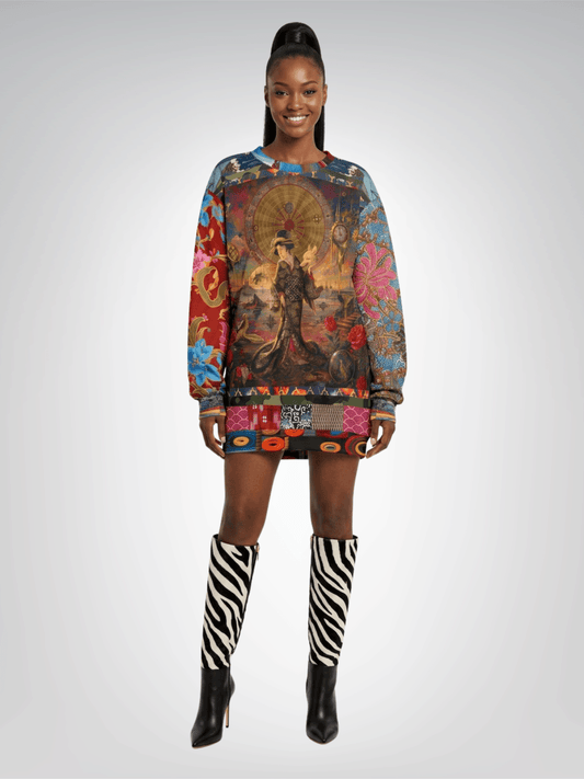 Duality of Spirit- Goddess of the Underworld Unisex Sweatshirt (Gold Label)