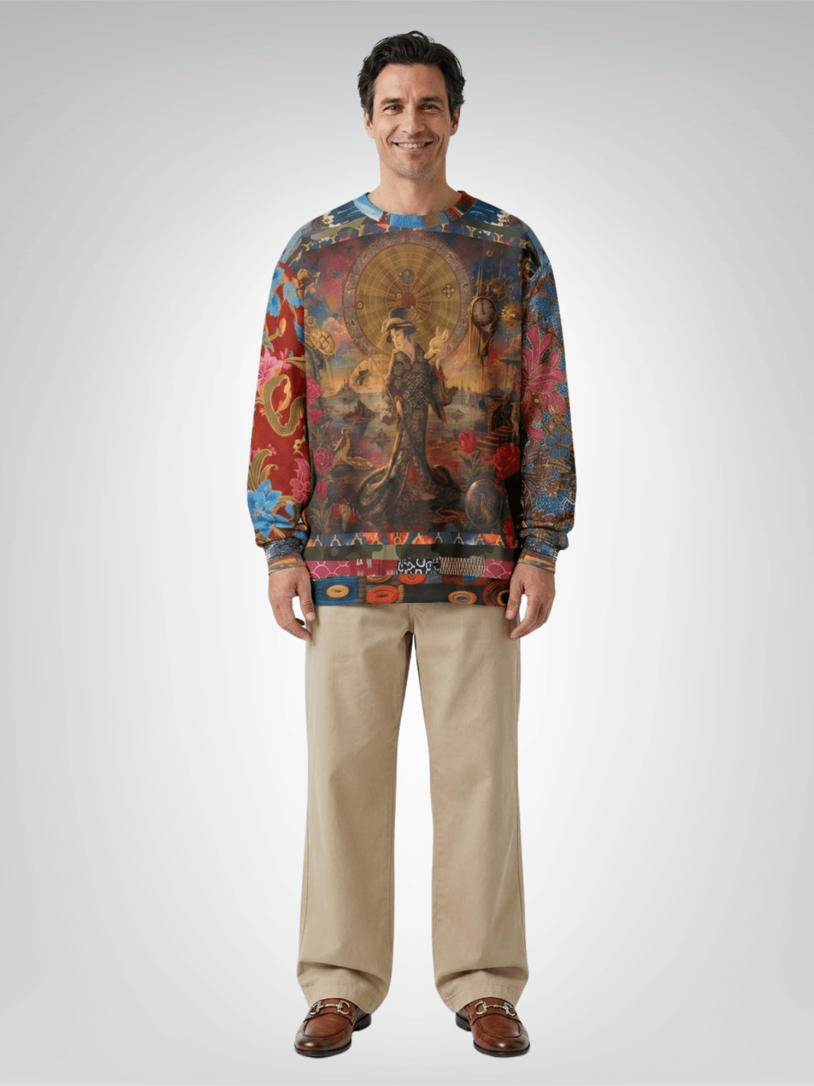 Duality of Spirit- Goddess of the Underworld Unisex Sweatshirt (Gold Label)