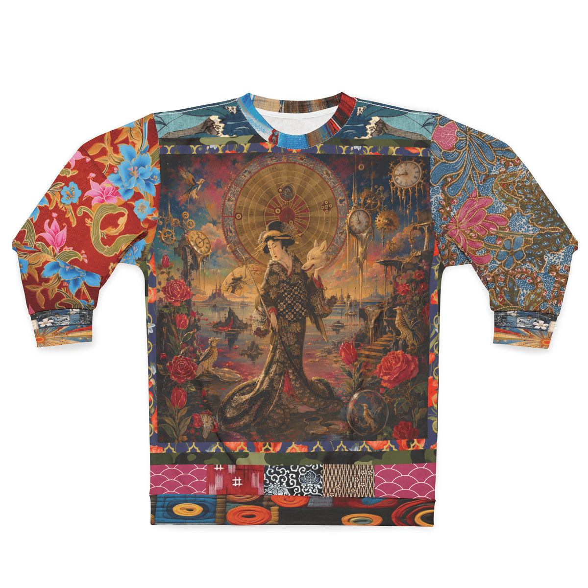 Duality of Spirit- Goddess of the Underworld Unisex Sweatshirt (Gold Label)