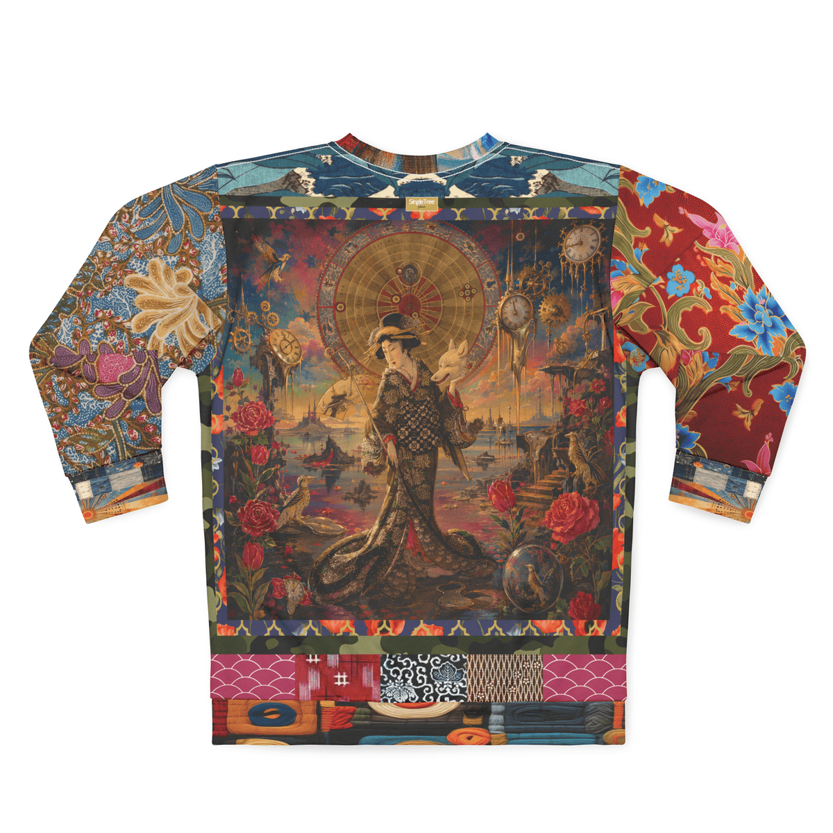 Duality of Spirit- Goddess of the Underworld Unisex Sweatshirt (Gold Label)