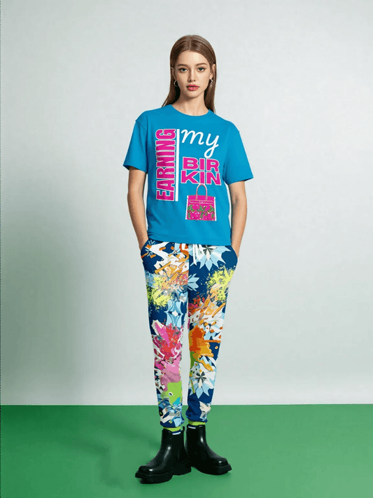 Rainbow Splatter Ice Eco-Poly Unisex Joggers