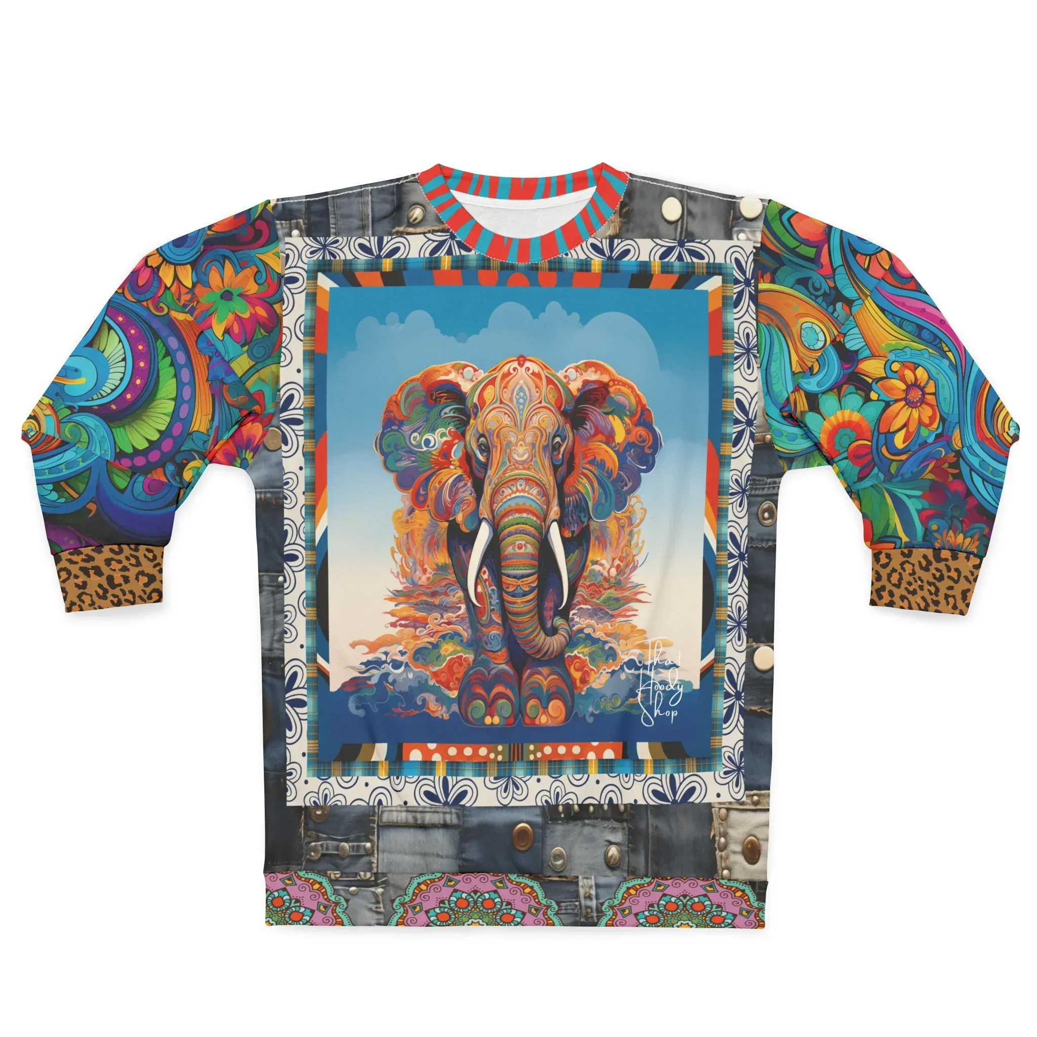 Elephant on Psychedelics Unisex Sweatshirt (Gold Label)