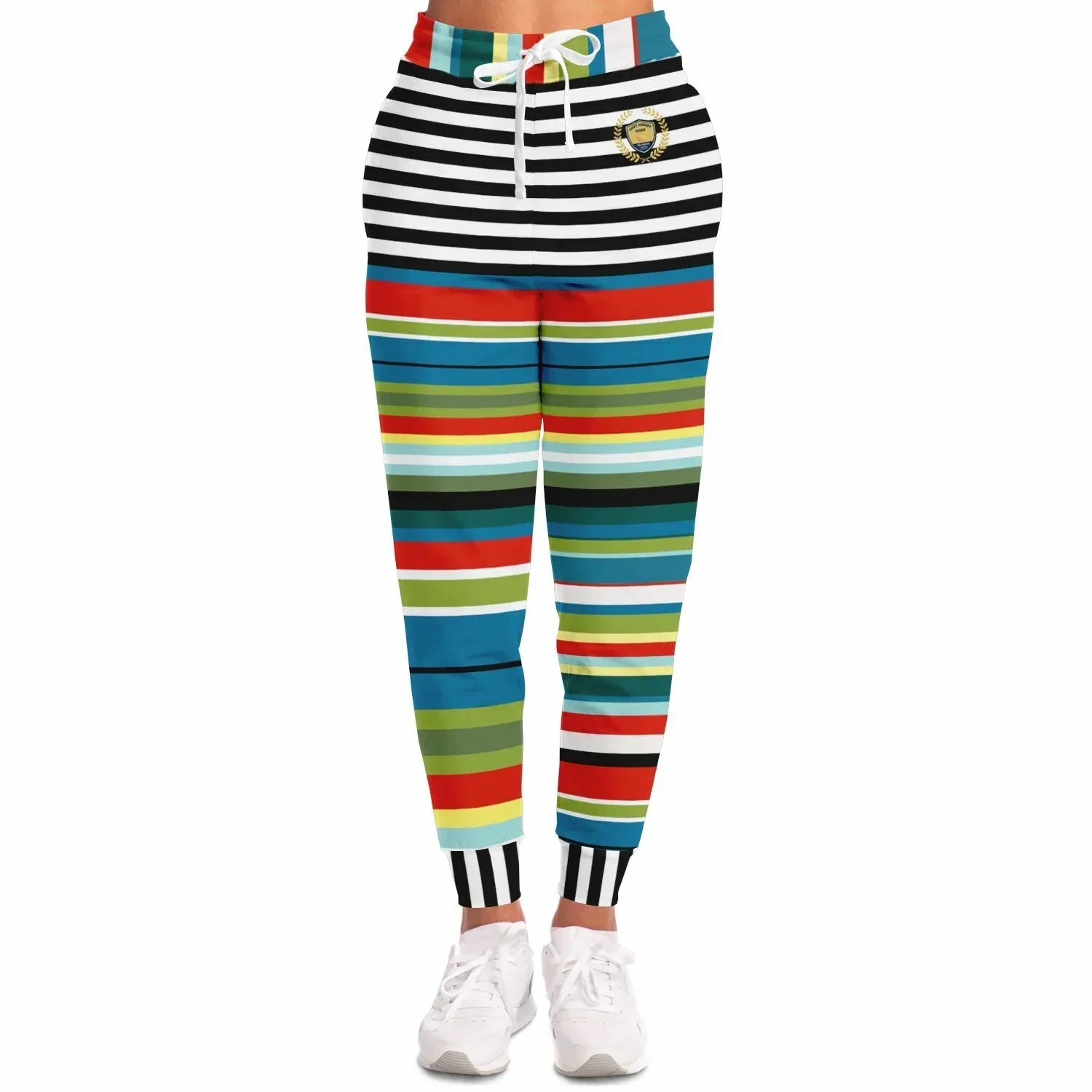 Everglades Rainbow Jailhouse Stripe Eco-Poly Joggers