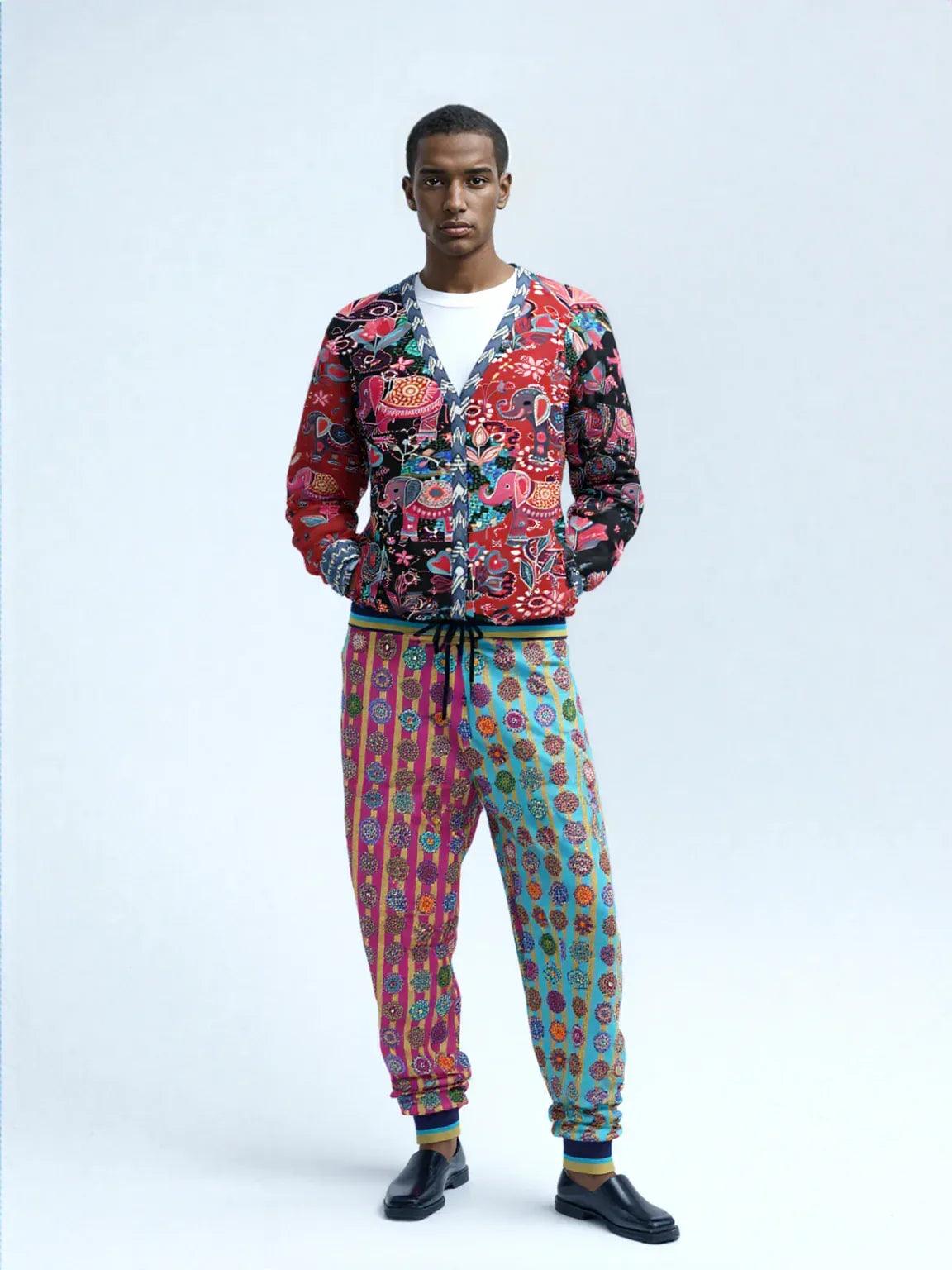 Gypsy Spirit Mandala Stripe Eco-Poly Unisex Joggers
